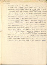 materiał roboczy, wg. opisu z obwoluty wydany drukiem w BMiOZ, seria B, t. XXIII, 1968, s. 153-168, na temat teorii i praktyki konserwatorskiej stosowanych w odniesieniu do różnych założeń ogrodowych i parków w ujęciu historycznym oraz zagadnień związanych z rekonstrukcją ogrodów zabytkowych, skan 35