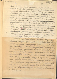 materiał roboczy, wg. opisu z obwoluty wydany drukiem w BMiOZ, seria B, t. XXIII, 1968, s. 153-168, na temat teorii i praktyki konserwatorskiej stosowanych w odniesieniu do różnych założeń ogrodowych i parków w ujęciu historycznym oraz zagadnień związanych z rekonstrukcją ogrodów zabytkowych, skan 38