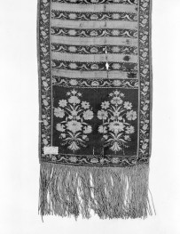 Muzeum Diecezjalne - zbiory - pas półlity trójstronny - Lyon /1785 - 1792 rok/ -  głowa i wciąża /fragment/ - rewers, skan 1