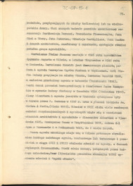 tekst zatytuowany: "Odrodzenie i wczesny barok 1450-1650" - 2 egzemplarze; materiał wydany w "Ogrody Polskie", wyd. Budownictwo i Architektura (1954), s. 23-48, skan 15