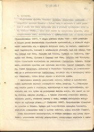 tekst (luźne strony), spójny materiał roboczy przeznaczony i wykorzystany w publikacji, pt.: "X wieków ogrodów polskich, część I - Średniowiecze X-XV w.", skan 25