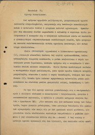 tekst, materiał roboczy do tematu w publikacji „Zarys historii kompozycji ogrodowej w Polsce” (wyd. 1955), początek rozdziału VI: „Ogrody romantyczne”, skan 1