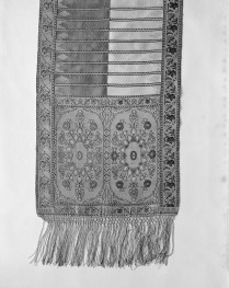Muzeum Narodowe - zbiory - pas lity czterostronny - Słuck /Jan Madżarski 1767 - 1780 rok/ - głowa i wciąża /fragment/ - awers, skan 1