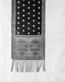 Muzeum Narodowe - zbiory - pas lity dwustronny - Lyon /1785 - 1792 rok/ - głowa i wciąża /fragment/ - awers, skan 1