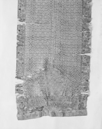 Muzeum Narodowe - zbiory - pas lity dwustronny - Kraków /Franciszek Masłowski XVIII wiek/ - głowa i wciąża /fragment/ - awers, skan 1