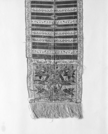 Muzeum Narodowe - zbiory - pas półlity dwustronny - Gdańsk - Szydłowiec /P.C. Salzhber 1793 rok/ - głowa i wciąża /fragment/ - awers, skan 1